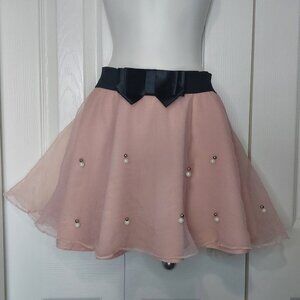 Paris at Moi Pale Pink Skirt